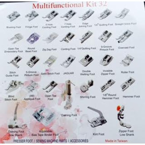 32-Pc Sew. Machine Foot Set  PF-032